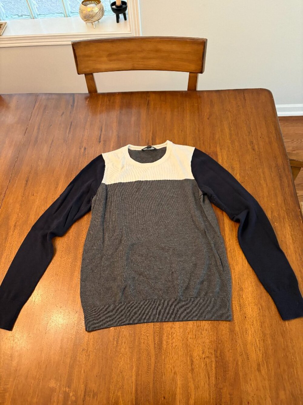 Ann Taylor Color Block Pullover Sweater